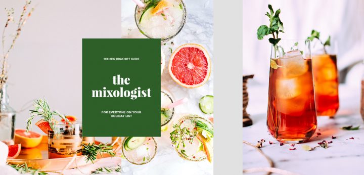 The Mixologist Gift Guide - Raise your glass to a spirited gift guide perfectly suited for that cocktail connoisseur or the life of every party. Cheers! | THE 2017 DOAK GIFT GUIDES | Shop at www.designsofanykind.com